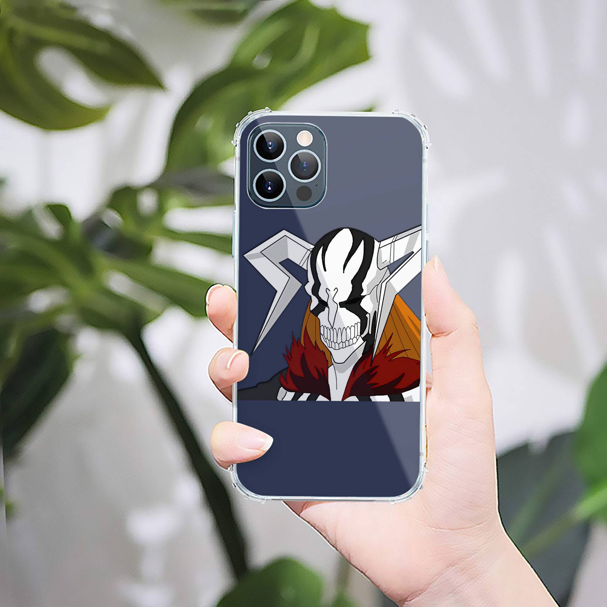 ブリーチ 黒崎一護（くろさき いちご）BLEACH Kurosaki Ichigo 【iPhone 12シリーズ対応】透明スマホケース（クリアソフトケース）